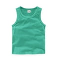 thumbnail image 3 of WOYY Toddler Boys Cotton Tank Top Solid Color Summer Sleeveless Vest Undershirt, Sizes 1-9, 3 of 3