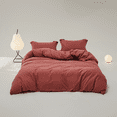thumbnail image 1 of Zhuge Bed Sheets Set, Bedding Sheets Pillowcases Kit, Twin Bed Set, Hotel Bedding, Home Decor(Red), 1 of 4