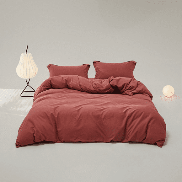 XmhyTop Bed Sheets Set, Bedding Sheets Pillowcases Kit, Twin Bed Set, Hotel Bedding, Home Decor(Red)
