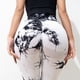thumbnail image 2 of Gibobby Pantalones de yoga Pantalones ajustados de color melocotón para levantamiento de cadera para mujer(Blanco,M), 2 of 5