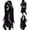 Black, variant on Lilgiuy Women Loose Gothic Punk Long Sleeve Hooded Black Cardigan Zipper Jacket Coat
