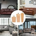 thumbnail image 4 of Miuline 4Pcs Wood Furniture Legs,Sofa Legs Solid Wood Square Walnut M8 Replacement Bun Feet for Couch Sofa Armchair, 4 of 12