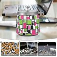 thumbnail image 6 of Yayeee Ashtray with Lid for Cigarette Smokeless Stainless Steel Home Ash Holder, Abstract Geometric, 6 of 7