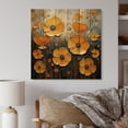 thumbnail image 2 of Designart "A Melody of Gold The Marigold s Beauty III" Floral Print on Natural Pine Wood, 2 of 5