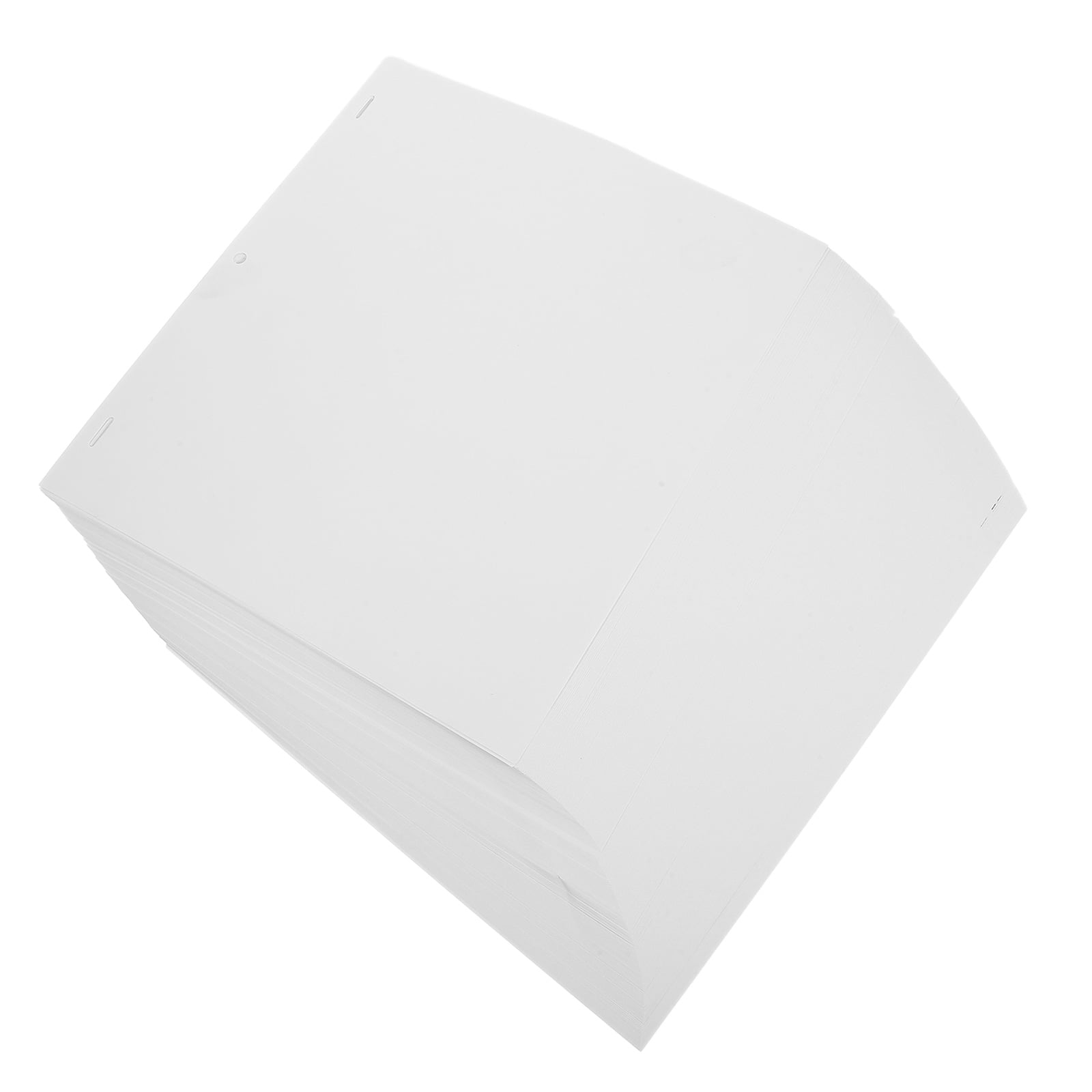 PBPBOX 200Pcs White Paper for Drawing with Three-Hole Design for Beginners Individual Painting