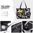 thumbnail image 3 of Naloa Daisies Flowers Large Capacity Beach Bag, Waterproof Sandproof Beach Swim Pool Bag Tote Bag for Women, 3 of 7