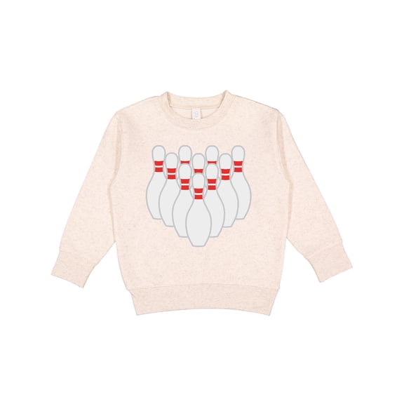 Inktastic Ten Pins for Bowling Toddler Sweatshirt