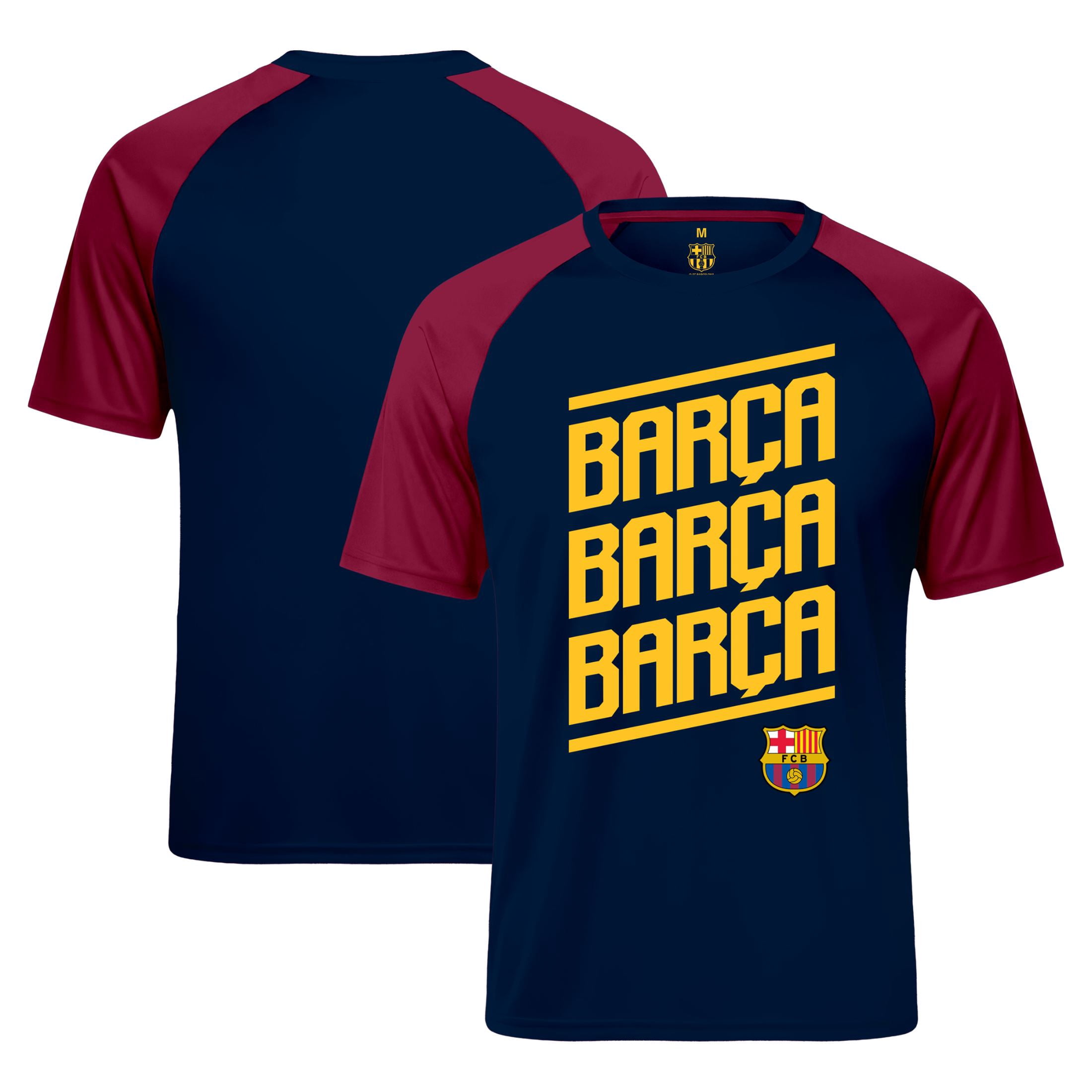 Icon Sports FC Barcelona Boys Training Class T-Shirt Navy