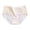 Beige, variant on Women's Underwear Menstrual Crotch Leak Proof Extended Crotch Aunt Waist Triangle Underwear Womens Bikini Panties with Lace