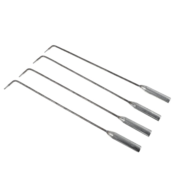 UPKOCH 4Pcs Stainless Steel Fire Pit Sticks for Outdoor Cooking Activities
