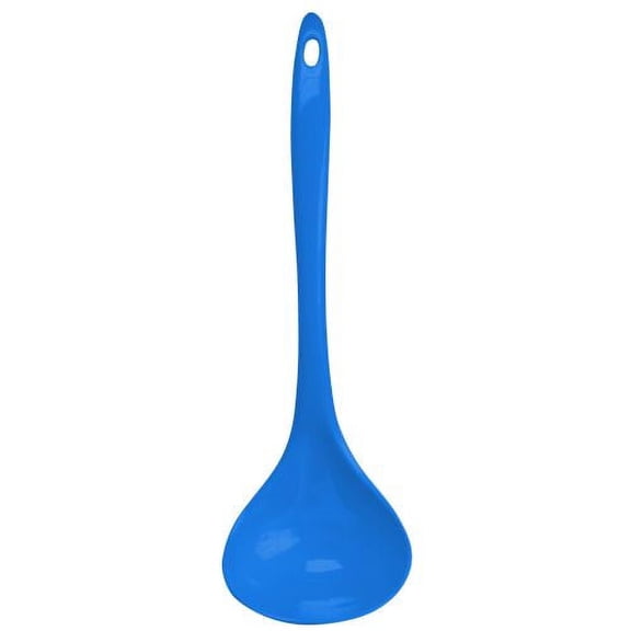 100% Organic Melamine Kitchen Ladle, Azure
