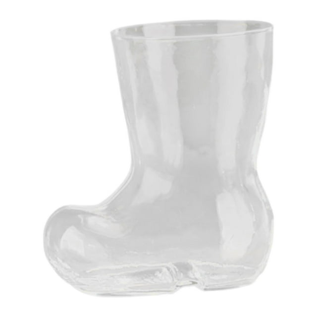 Jarra de cerveza con forma de bota de 380 ml, copas de vino, vasos para café helado, vasos para bebidas frías para festivales, fiestas, karaoke y más.