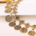 thumbnail image 5 of Joyería Del Festival Turco Bohemio Vintage de Plata con Monedas de Oro, 5 of 5