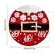 thumbnail image 3 of Tapetes de poliéster, adornos navideños, alfombras navideñas, tapete navideño con forma de copo de nieve, tapete navideño, decoración navideña para sala de estar, dormitorio, cocina, baño, decoracione, 3 of 8