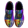 thumbnail image 2 of Together We Rise LGBT Shoes Sneakers for Women Men Black Size 4.5, 2 of 7