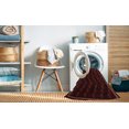 thumbnail image 2 of Ahgly Company Machine Washable Indoor Square Traditional Red Wine or Wine Red Area Rugs, 3' Square, 2 of 7
