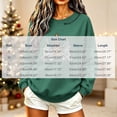 thumbnail image 5 of Ichuanyi Women's Crewneck Long Sleeve Christmas Graphic Sweatshirt Cute Christmas Print Casual Pullover Top, 5 of 5