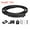 Black, variant on Uxcell Flexible Curved Ceiling Curtain Track Bendable Mount for Curtain Rail Bunk Window Room Divider (Black, 32.8ft)