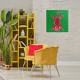 thumbnail image 3 of Stupell Industries Funky Retro Cat Pink Animals Painting Wrapped Canvas Art Print Wall Art, 24 x 24, 3 of 8