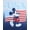Light Blue/Blue, variant on Disney Mickey Mouse Boys USA 76 Graphic Tee with Short Sleeves, Sizes 4-20