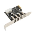 thumbnail image 4 of PCI E A USB Expansion Card Hub, PCI E A 4 USB Hub Estable Performance 4 Puertos USB2.0 Chip de Alto Rendimiento para PC de Escritorio, 4 of 7