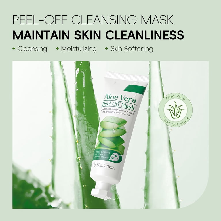 BEUKING Aloe Vera Peel Off Jelly Face Mask, Exfoliating Hydro Jelly Masks  for Facials, Moisturizing, Refreshing, Pores Cleansing, Oil Control,  Soothes & Strengthens Skin Barrier for All Skin Types - Walmart.com