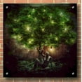 thumbnail image 3 of Epic Art 'Dear Darkness' by Mario Sanchez Nevado, Acrylic Glass Wall Art, 36"x36", 3 of 7