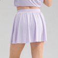 thumbnail image 4 of Hwmodou Girls Flowy Shorts, 2 In 1 Preppy Butterfly Shorts With Spandex Liner For Cheer Athletic Gym Teens Casual Clothes,5-6Y, 4 of 7