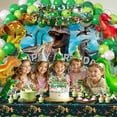 thumbnail image 6 of Dinosaur Themed Birthday Party Decorations,Dinosaur Kids Party Packs with Happy Birthday Banners,Dinosaur Balloons,Dinosaur Tail Cake Toppers,HaSupplies for Child, 6 of 7