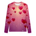 thumbnail image 4 of VKOYWKM Womens Love Heart Tops Valentines Day T-Shirts Long Sleeve Tops Cute Love Graphic Tees Loose Fit Spring T-Shirt Holiday Tops Romantic Crew Neck Valentine's Day Tshirts, 4 of 4