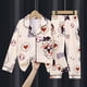 thumbnail image 1 of Pijamas Sanrios Kawaii Anime Mymelody Kuromi Cinnamoroll conjunto de dibujos animados de manga larga para niños ropa de casa para niñas de primavera y otoño, 1 of 4