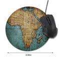 thumbnail image 2 of Coofit Mouse Pad Round Vintage: World Map Nonslip Computer Mousepad Mouse Mat for Home, 2 of 10