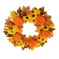 thumbnail image 3 of facefd Fall Wreath Front Door Artificial Garland Hanger Party Thanksgiving Decor, 3 of 5