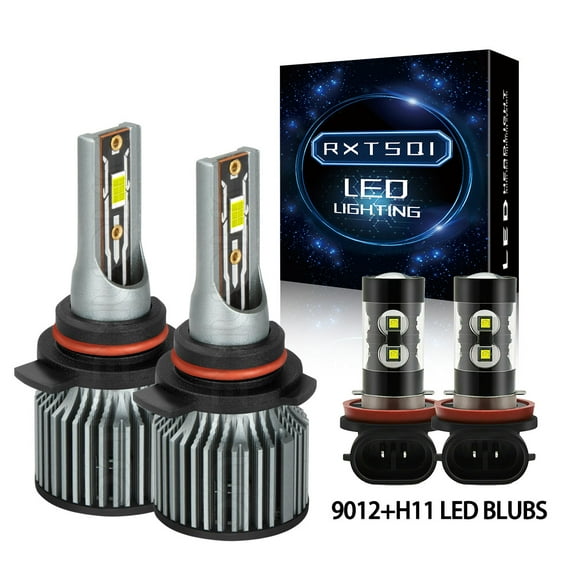 For Chevrolet Equinox 2019 2020 Headlight   Fog Light Bulbs Combo LED 9012   H11,q8