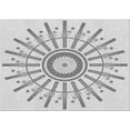 thumbnail image 1 of Ahgly Company Indoor Rectangle Patterned Platinum Gray Area Rugs, 8' x 10', 1 of 1