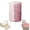 1 pc pink, variant on Cylindrical Roll-Up Quilt Storage Bag with Zipper, Self Compression Bedding Organizer, Large Capacity Oxford Cloth Comforter Storage Sack for Comforter, Blanket
