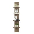 thumbnail image 3 of Danya B. Arica Utility Column 4-Tier Spine Wall Shelves - Hickory, 3 of 16