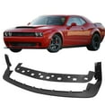 thumbnail image 2 of Ikon Motorsports Compatible with 2018-2023 Dodge Challenger Demon & Widebody Models Front Bumper Lip DM Style Textured Black PP, 2 of 8