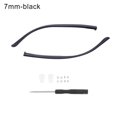 thumbnail image 1 of Single Tooth Anti-Slip Repair Tool Eyeglasses Spectacle Frame Glasses Arm Eyewear Accessories Replacement Leg black-7mm, 1 of 6