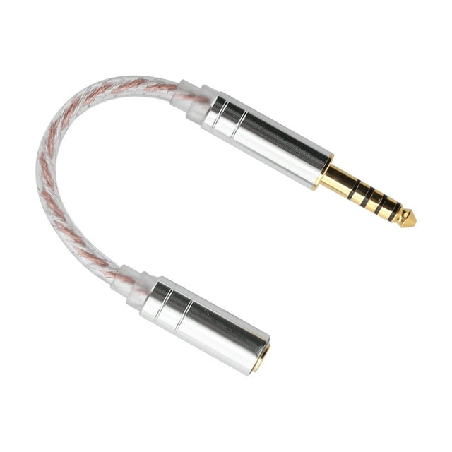 Adaptateur de Casque 4,4 à 3,5 mm Câble Adaptateur Audio Mâle vers Femelle Câble de Conversion de Casque Adapté pour ZX300A