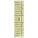 thumbnail image 1 of Regla para acolchar tela, Regla de medición de planchado en caliente resistente al calor de plástico para plancha eléctrica, WorkHR-10025 de planchado en el hogar, 1 of 12