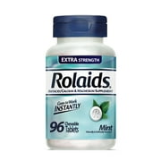 Rolaids Extra Strength Antacid Tablets (96 Ct, Mint)