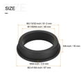 thumbnail image 2 of Unique Bargains Support de Illet en Caoutchouc Dia 2-13/32 Pieds (61.3mm) Type T Rond pour Protection des Fils, 2 of 5