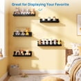 thumbnail image 5 of Floating Shelves, Sindcom Home Wood Shelf Wall Mounted, Set of 5, Multiple Sizes, Black, 5 of 8