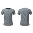 thumbnail image 4 of Leey-World Men's T Shirts Mens Bamboo Viscose T Shirt Ultra Soft Plain Tshirts for Men Cooling Crew Neck Casual Basic Tee Shirt Undershirt(Grey,3XL), 4 of 8