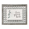 thumbnail image 1 of Stratton Home Decor S21040 Amour Grandit Ici Art Mural - Multicolore, 1 of 4