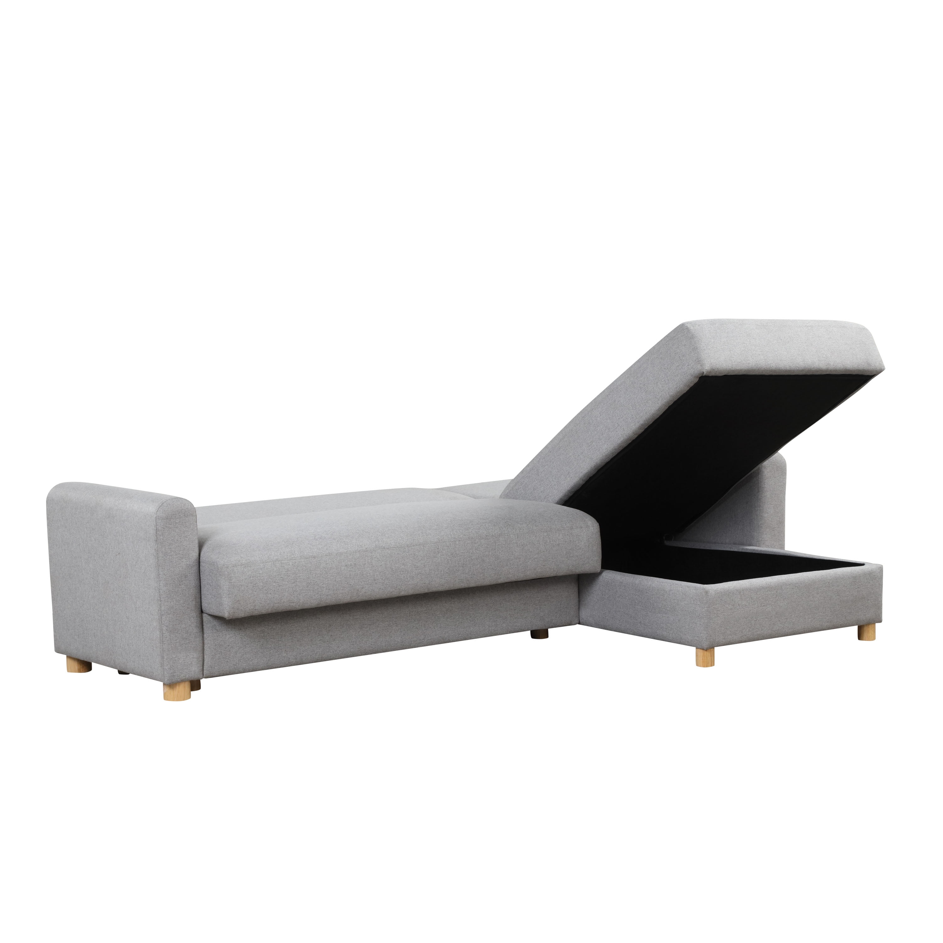 Serta Crestmont Scandanavian Sectional Sofa, Cream Fabric Box 2