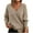 Khaki, variant on Women's Fashion Casual Solid Color Sweater Set Head V Neck Warm Long-sleeved Sweater for Fall Winter Layering and Comfort,Beige,L