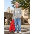thumbnail image 5 of PureChapter 4 Pack Boys T Shirts Mixed Graphic Long Sleeve Crew Neck T-Shirts for 7-15 Years, 5 of 6