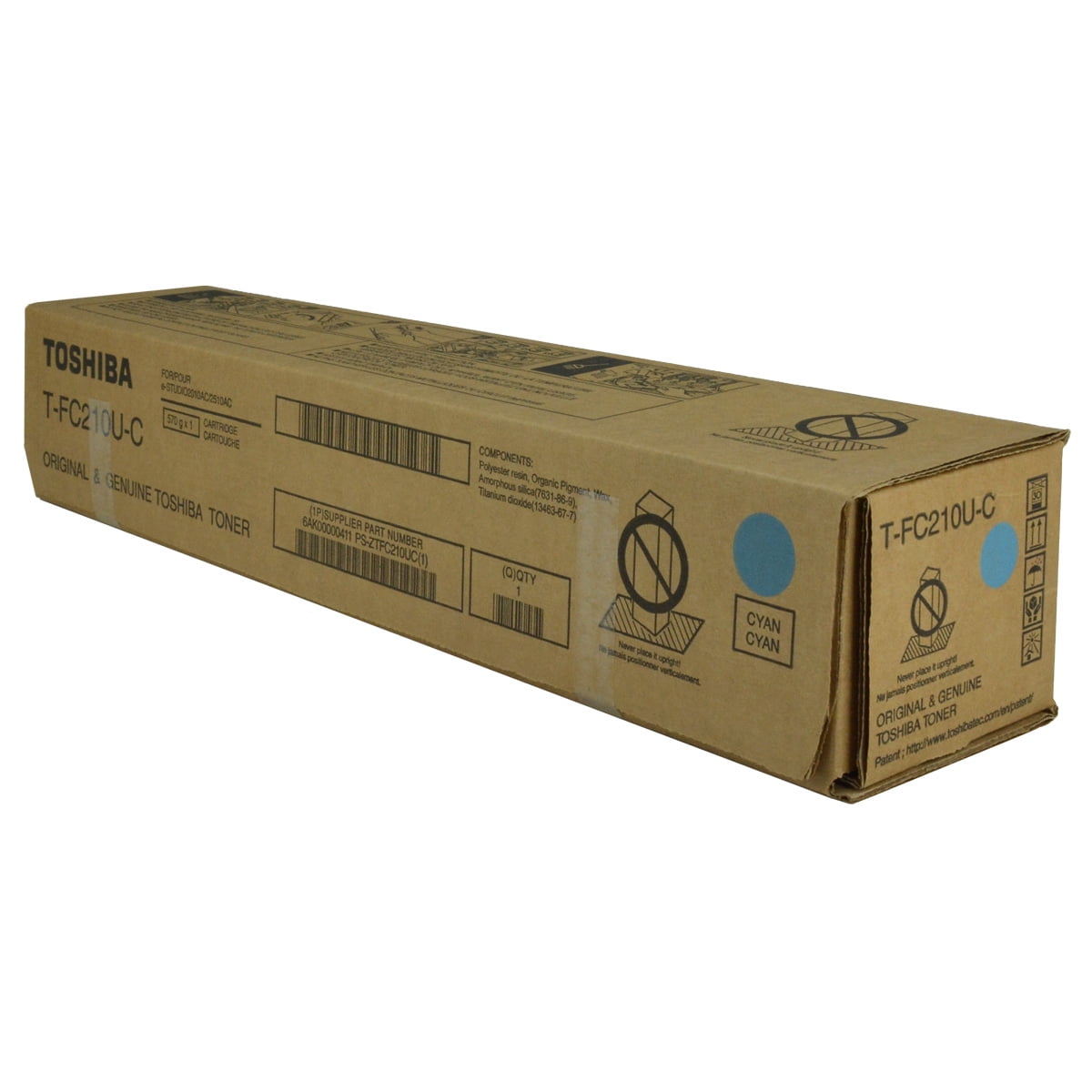 Toshiba Original Toner Cartridge - Cyan - Walmart.com